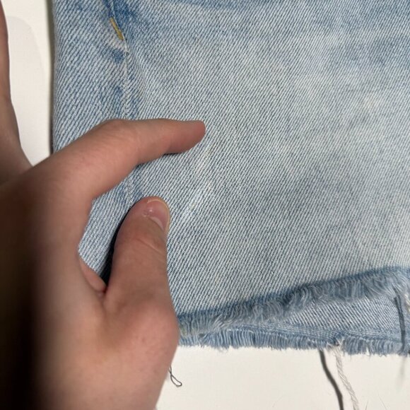Rag & Bone Dre Low-Rise Denim Shorts in Dagger Blue Wash Size 27 Jean Shorts - Picture 6 of 12